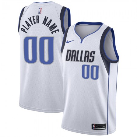 Herren NBA Dallas Mavericks Trikot Benutzerdefinierte Nike 2020-2021 Association Edition Swingman